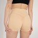 Women's short shorts with push-up effect, Beige, M