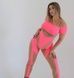 Комбінезон з еластичної сітки та вставками зі спандексу kombezlong-pink-s фото 1
