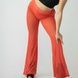 High-rise elastic mesh pants, Red, S