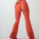 High-rise elastic mesh pants, Red, S