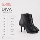 Professional heels with molded sole, 9.5 cm heel, genuine leather, DIVA, Beige, 41, 9,5 cm