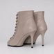 Professional heels with molded sole, 9.5 cm heel, genuine leather, DIVA, Beige, 41, 9,5 cm