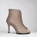 Professional heels with molded sole, 9.5 cm heel, genuine leather, DIVA, Beige, 41, 9,5 cm