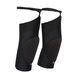 Women's knee pads with garters for dancing bevel heels, Black, S