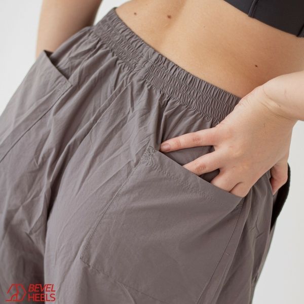 Women's Airy wide-leg sweatpants, Gray, S