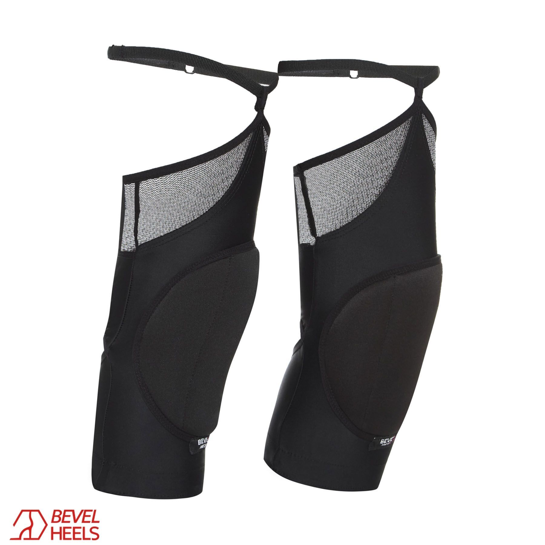Belleforme ベルフォーマ Жіночі наколінники з гартерами для танців з сіточкою bevel heels